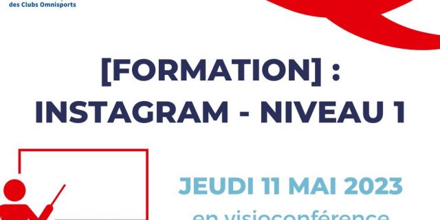 Visuel montrant la date de la formation Instagram faite par la Fédération Française des Clubs Omnisports