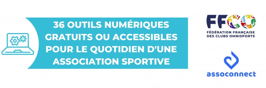 Visuel 36 outils numériques gratuits ou accessibles pour le quotidien d'une association sportive