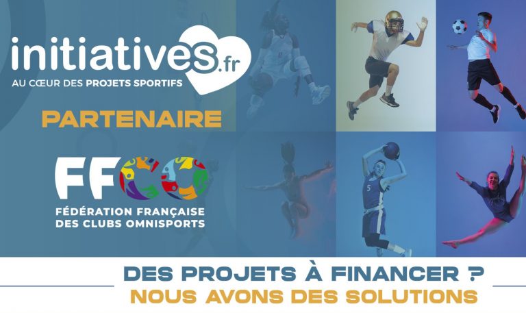 Visuel du partenariat Initiatives avec la FF Clubs Omnisports