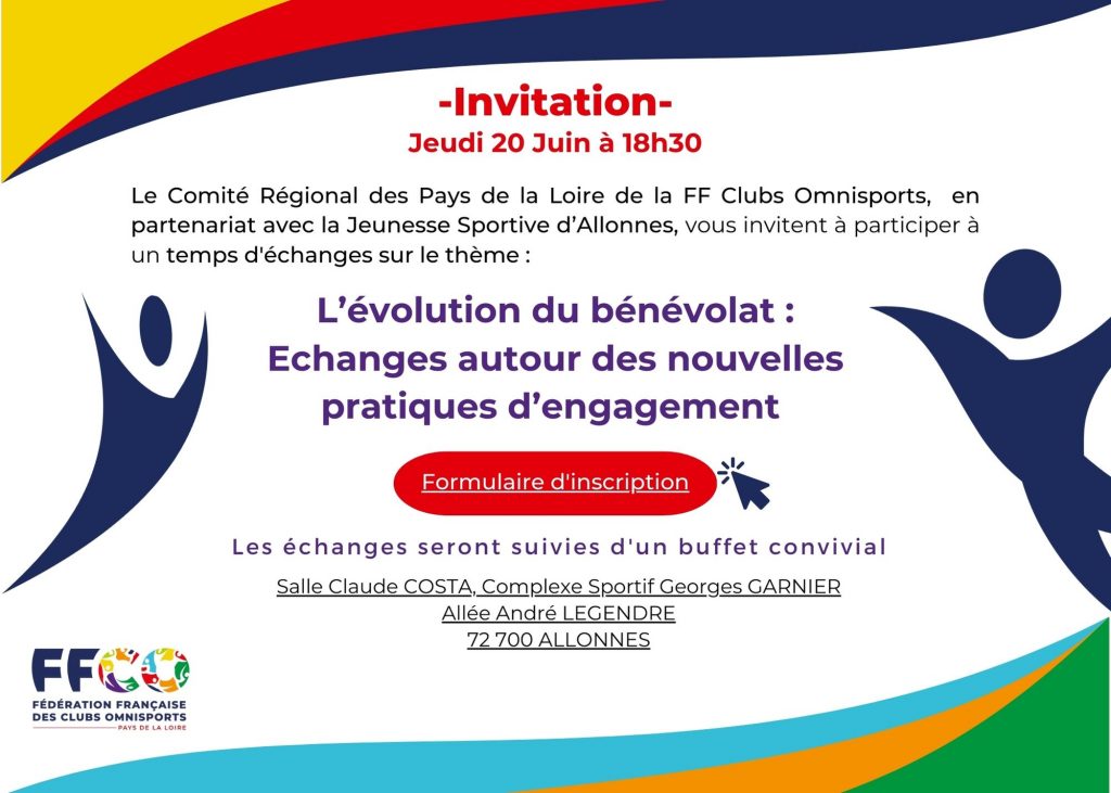 Bénévolat : Une nouvelle soirée d’échanges à Allonnes le 20 juin ...