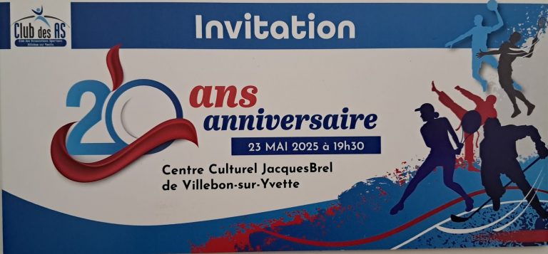 Carton invit 20 ans CAS 24 mai