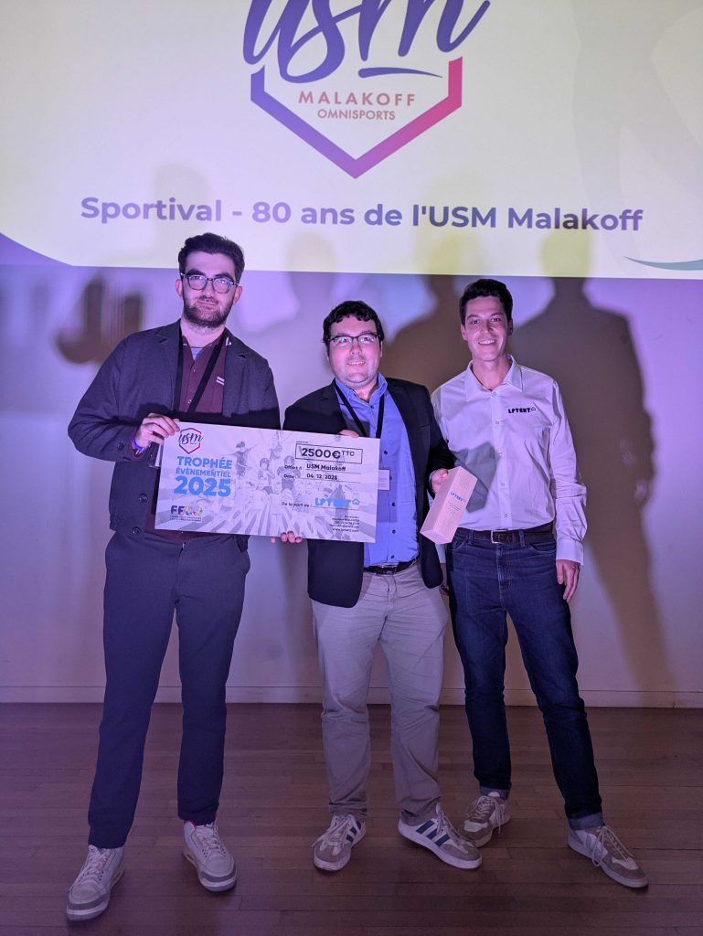 Trophée événementiel LPTENT - USM Malakoff