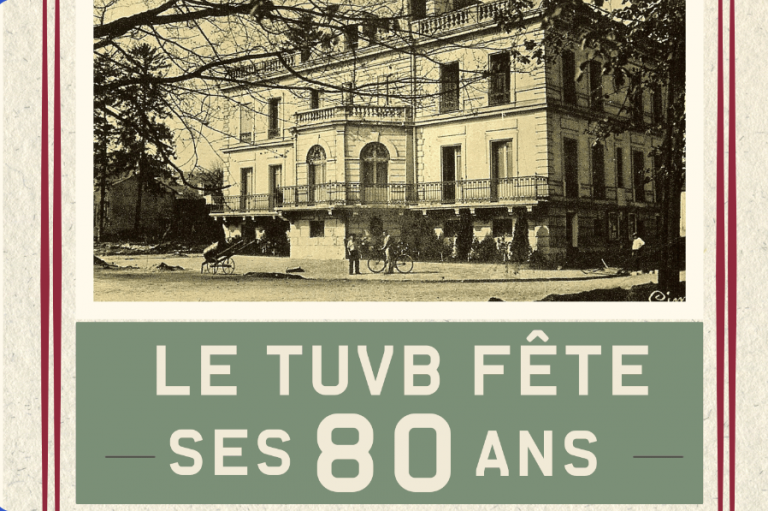 Affiche des 80 ans du TUVB 9 mai 2026