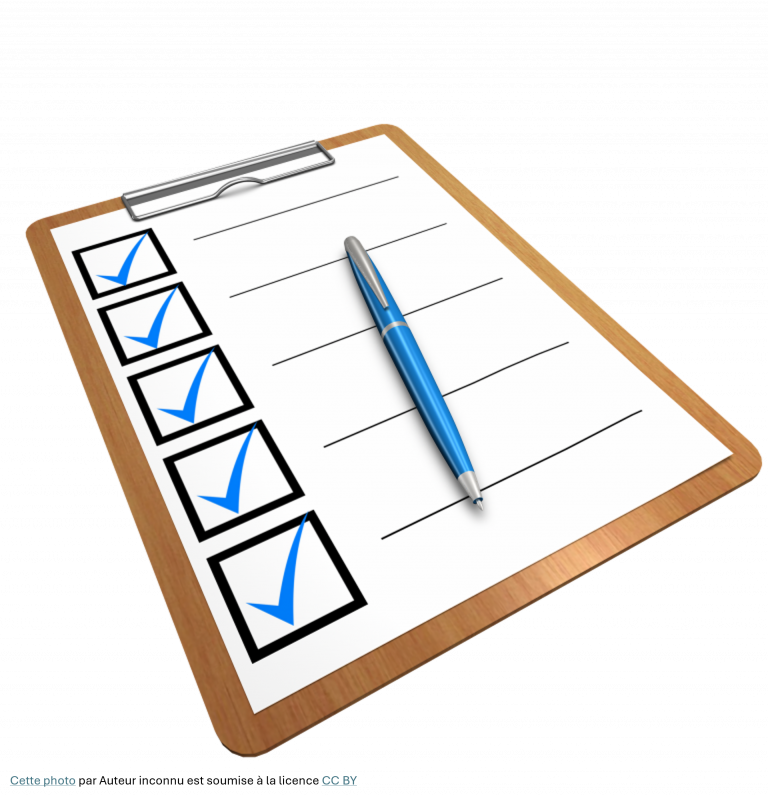 Image d'un questionnaire